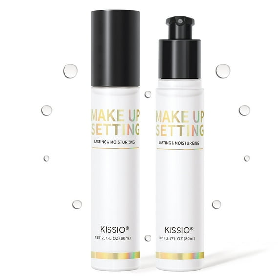 KISSIO Makeup Setting Spray,Long Lasting Setting Mist for 16HR Makeup Wear,Lightweight,Hydrating and Soothing,Fine Mist,Natural Finish for All Skin Type,2.7 FL OZ