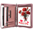 thumbnail image 1 of KISSKI.H Olvido A5 6 Ring Zippered Binder with Card Holder, Pink, 1 of 7