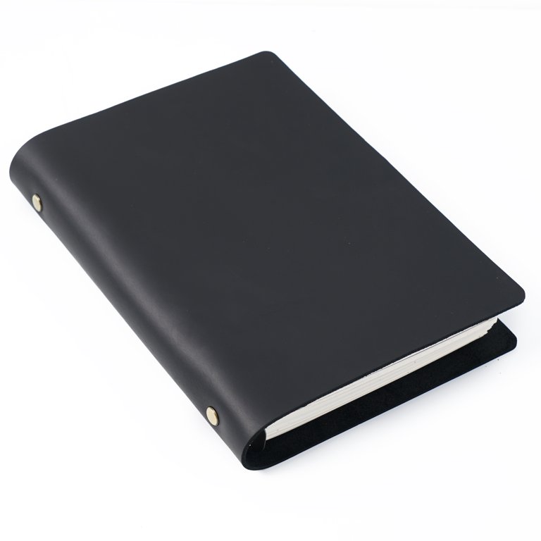 KISSKI Handmade A5 Leather Journals for Men, Refillable Planner 