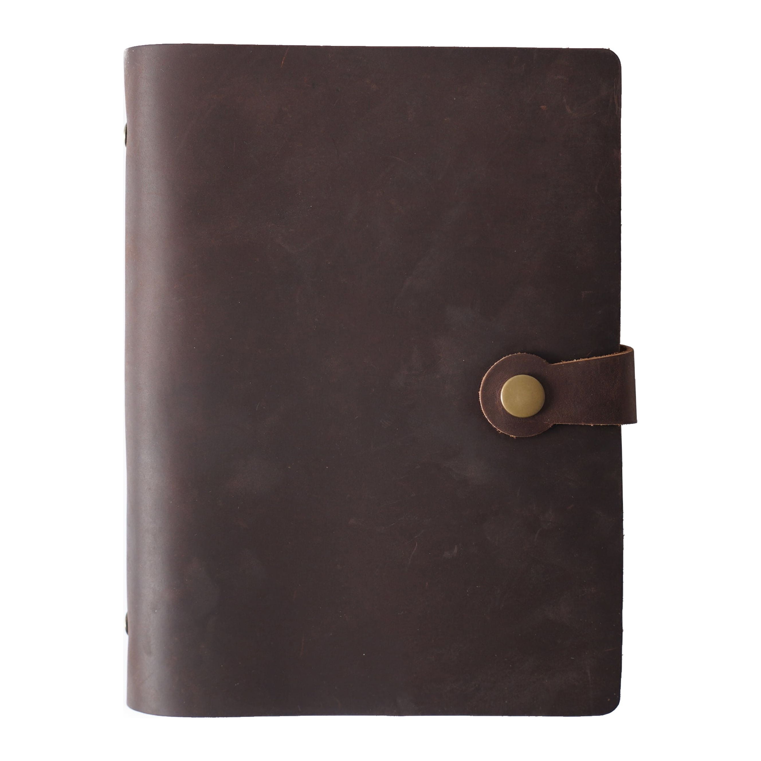 KISSKI·H Olvido Cuaderno De Viaje A7 De Cuero Con Correa Envolvente, Carpeta De 6 Anillos Con Forro, Organizador De Agenda Recargable Para Mujeres, Perfecto Para Regalo De Negocios/diario Personal
