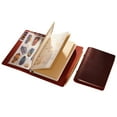 thumbnail image 1 of KISSKI·H Olvido Refillable Leather Journals for Women, A7 Travelers Diary Notebook with A7 Notepad, 6 Ring Binder Planner Notebook Organizer, Perfect for Business Gift/Personal Diary, Red, 1 of 7