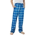 thumbnail image 1 of KISSMODA Boys Casual Plaid Pants Loose Elastic Waist Long Trousers with Pockets, 1 of 4