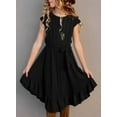 thumbnail image 1 of KISSMODA Girls Casual Maxi Floral Dress Long Sleeve Holiday Party Dresses for 5-13 Years, 1 of 5