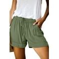 thumbnail image 1 of KISSMODA Summer Solid Color Shorts For Womens Casual Loose Elastic Waist Lounge Shorts, 1 of 7