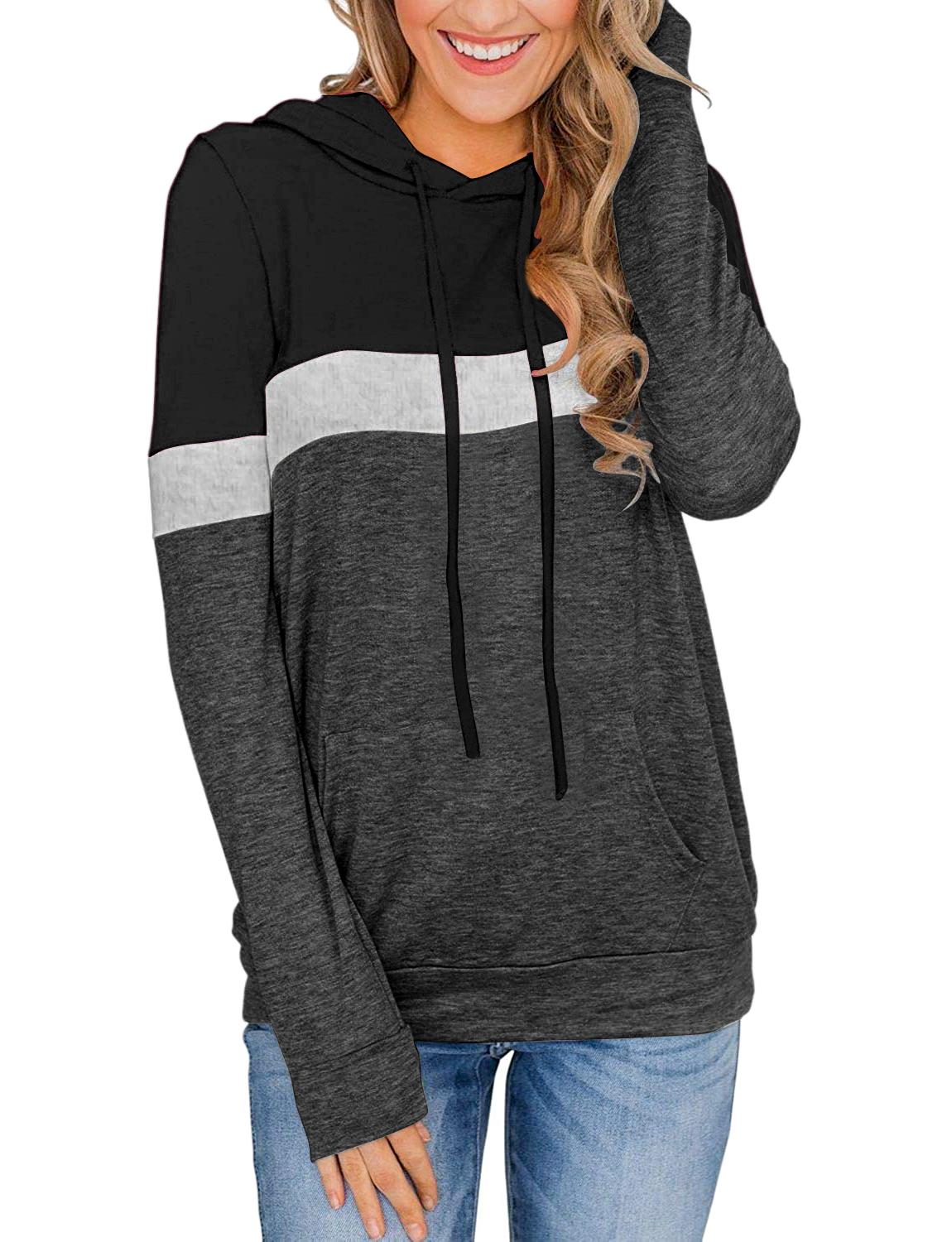 Eight2Nine Women's Maritime Sea Hoodie – Moin From The Coast Cotton Blend Sweatshirt