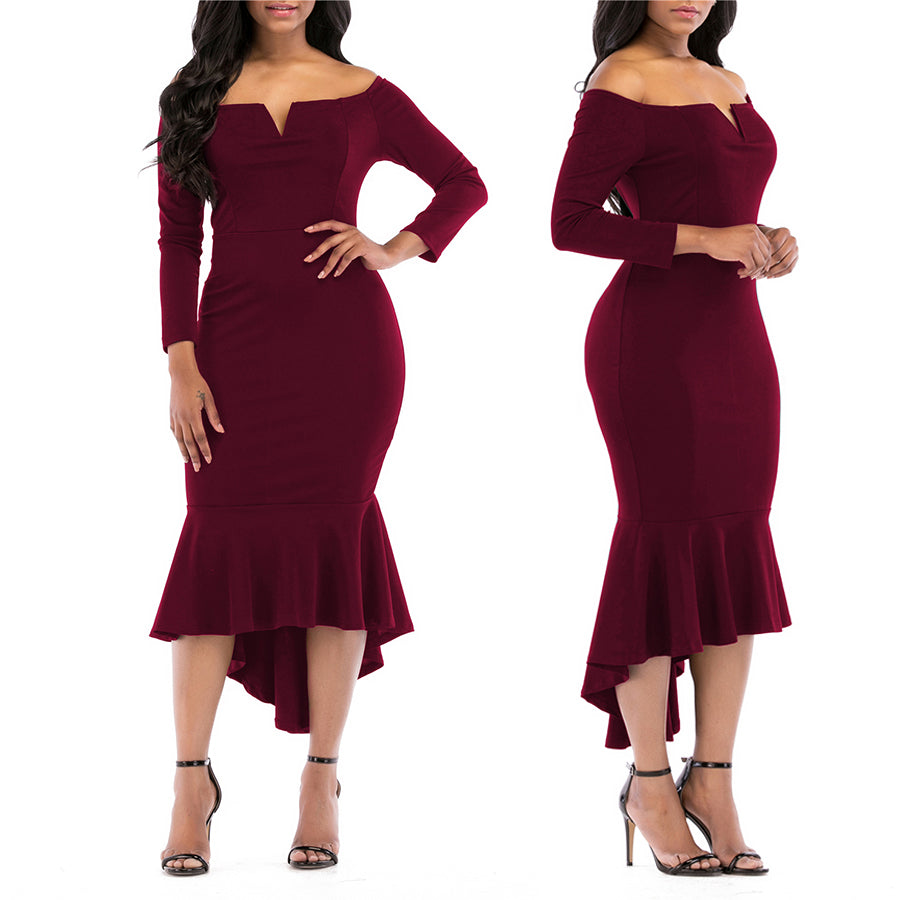 Womens Plus Size Maxi Cocktail Party Wedding Evening Formal Midi Long ...