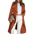 thumbnail image 1 of KISSMODA Women's Casual Long Sleeve Draped Open Front Knit Cardigan Sweater with Pocket, 1 of 5