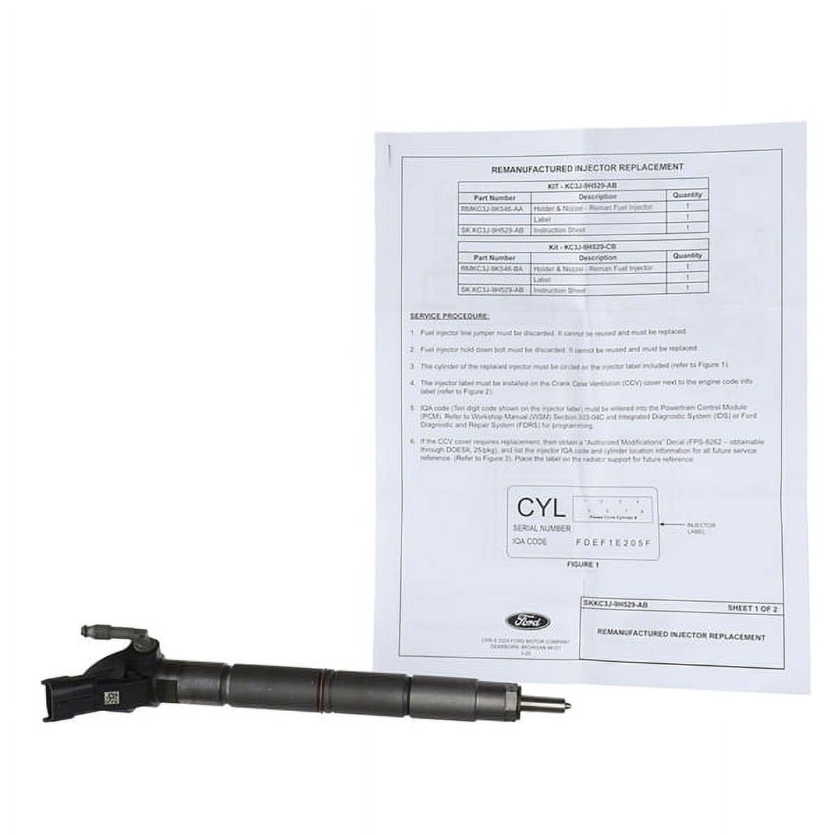 Motorcraft Genuine OEM Fuel Injection Kit - Meets OEM Specs, 10.9x6.0x2 ...