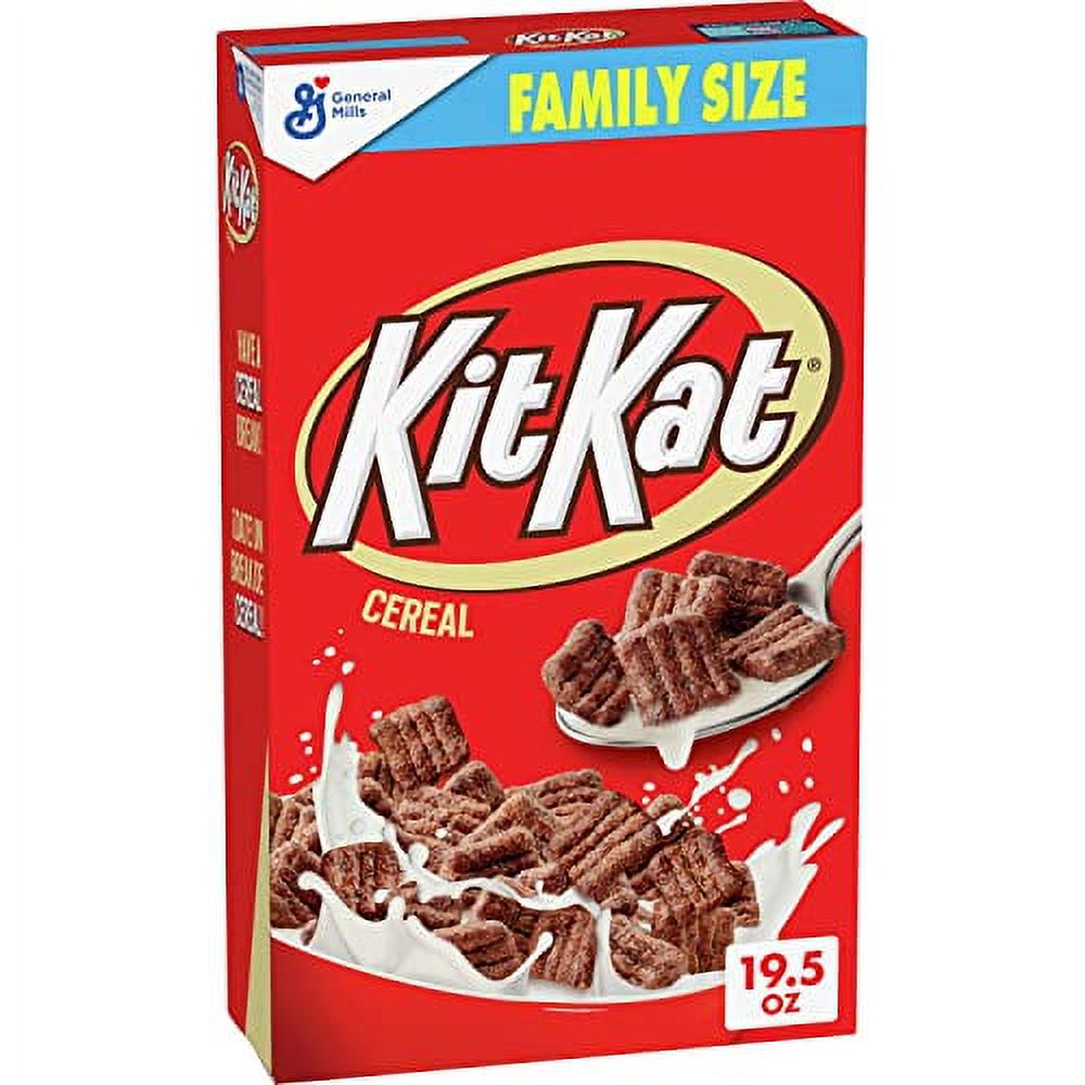KIT KAT Chocolatey Breakfast Cereal Made with Whole Grain, Family Size
