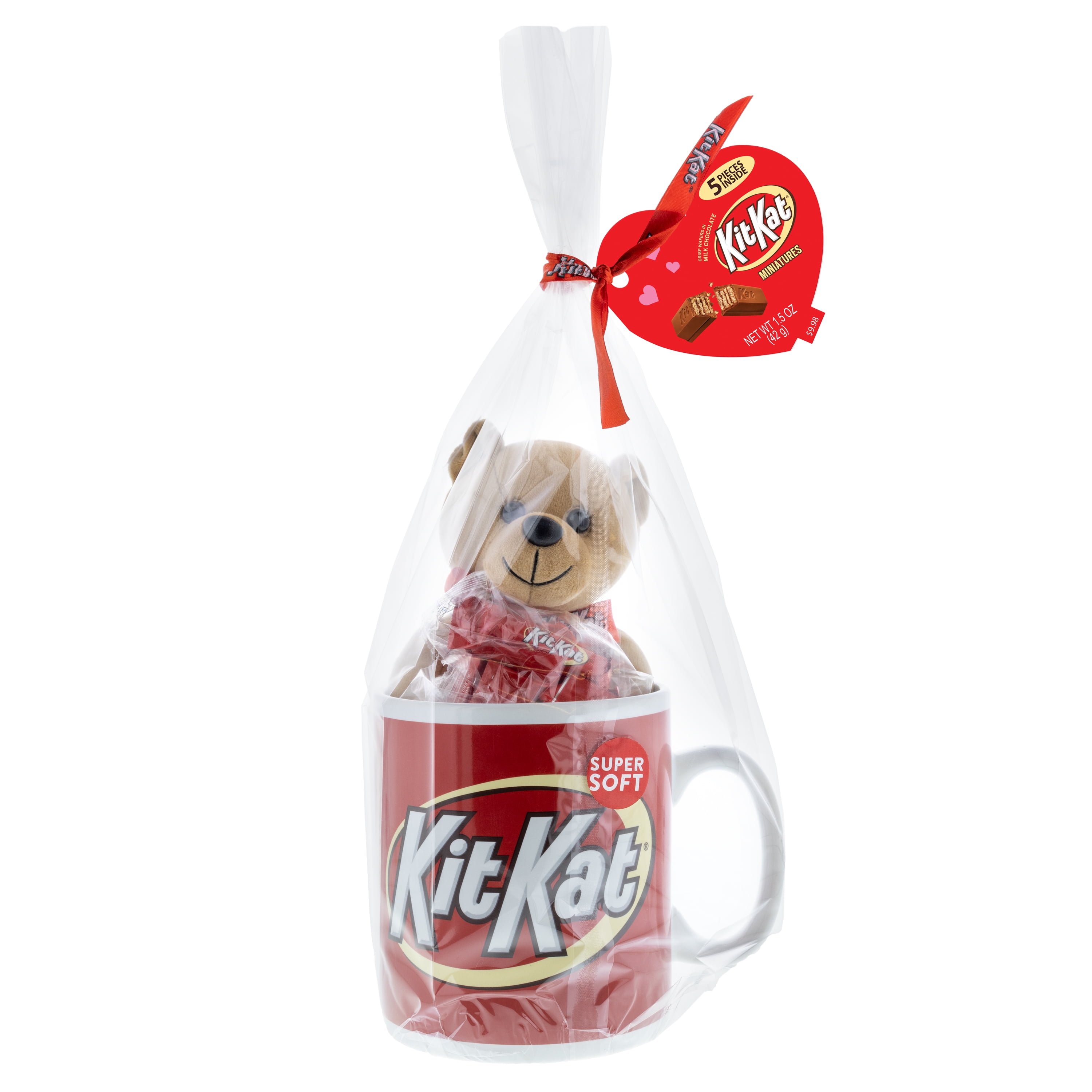 KIT KAT Jumbo Mug with Bear Plush, 1.5 oz