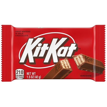 KIT KAT Milk Chocolate Wafer Candy, Bar Milk Chocolate, 1.5 oz