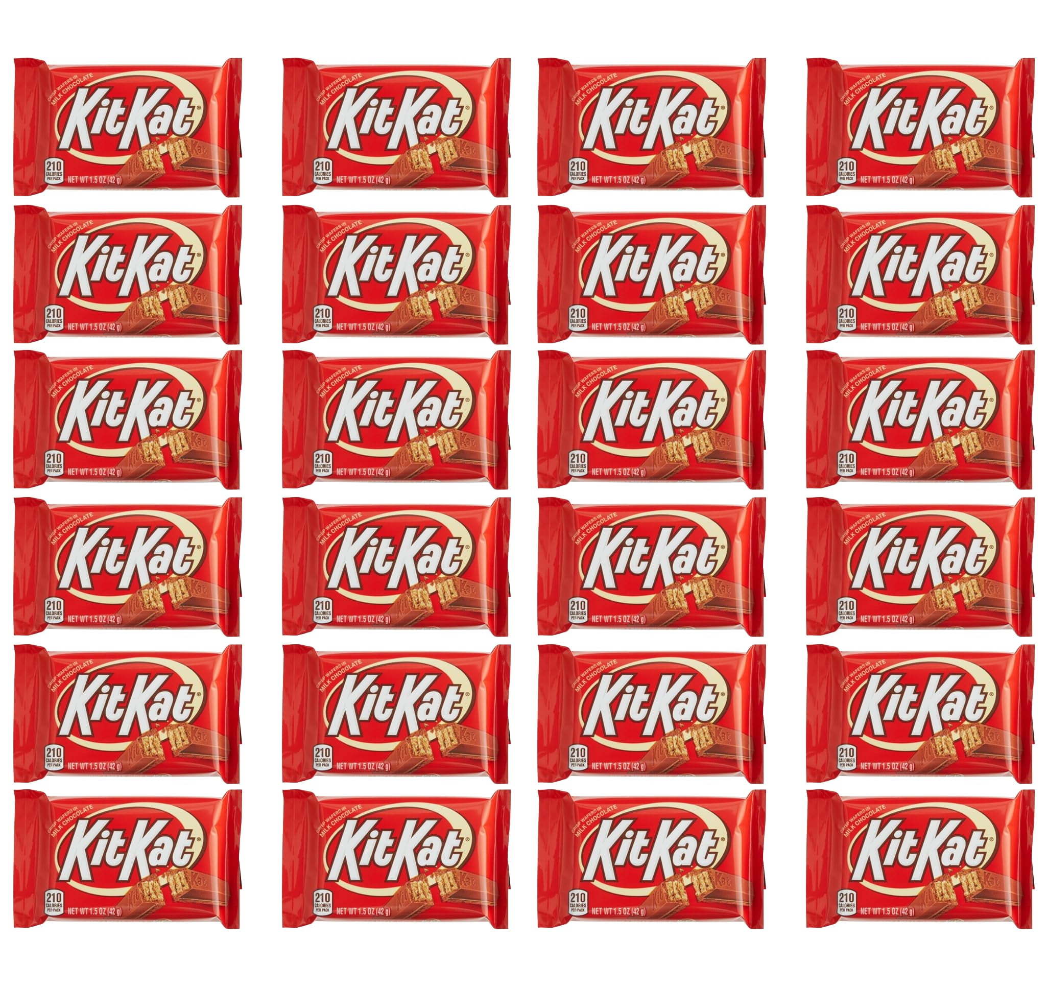 KIT KAT Milk Chocolate Wafer Candy Bars, 1.5 oz (24 Count)