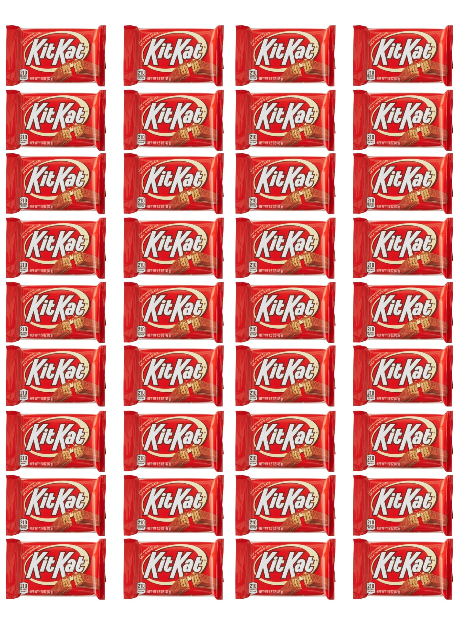 KIT KAT Milk Chocolate Wafer Candy Bars, 1.5 oz (36 Count)