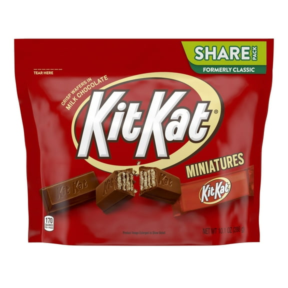 KIT KAT Miniatures Milk Chocolate Wafer Bars Candy, 10.1 oz, 3 Pack