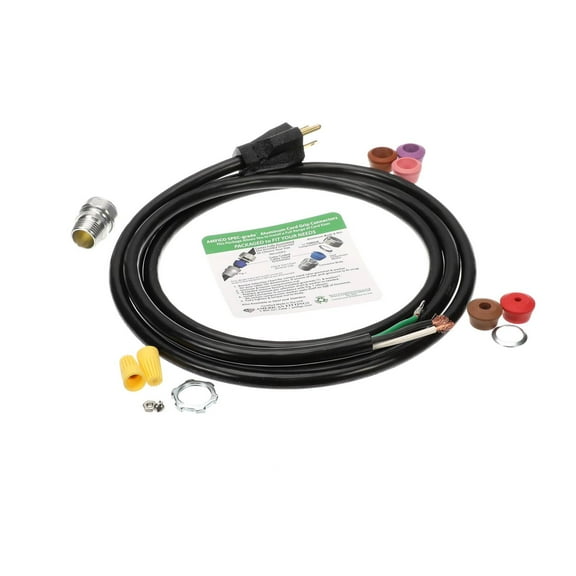 American Dish Service 088-1096 Power Cord Assembly Kit, 20A, 120V, 8 ft.