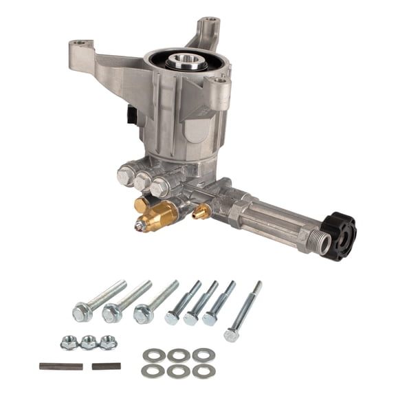 KIT-VR25 OEM Replacement Pump Kit with AR 2600 PSI SRMW Series; Replaces Older Vertical Forward Facing Oil-Free Bi-Radial Strap Pumps on ExCell, Delco, DeVilbiss, and Other Branded Pressure Washers