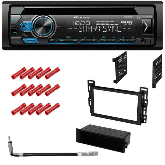 KIT2389 Bundle with Pioneer Bluetooth Car Stereo and complete Installation Kit for 1999-2000 Oldsmobile Alero Single Din Radio CD/AM/FM Radio, Dash Mounting Kit