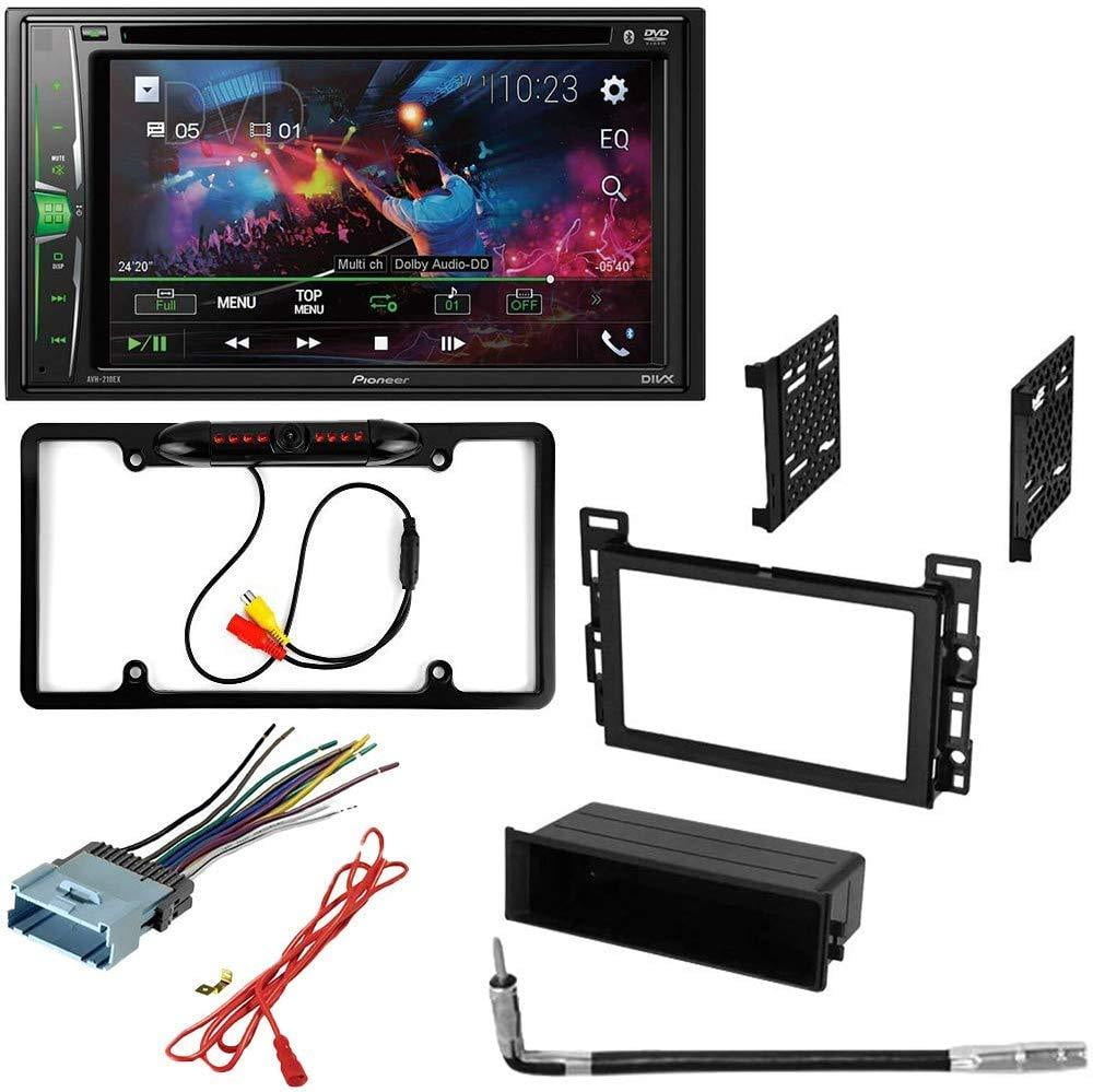 KIT4796 Bundle for 2005 2009 Pontiac G6 W Pioneer AVH 241EX Double DIN Car Stereo with Bluetooth Backup Camera Installation Kit in Dash DVD CD AM FM