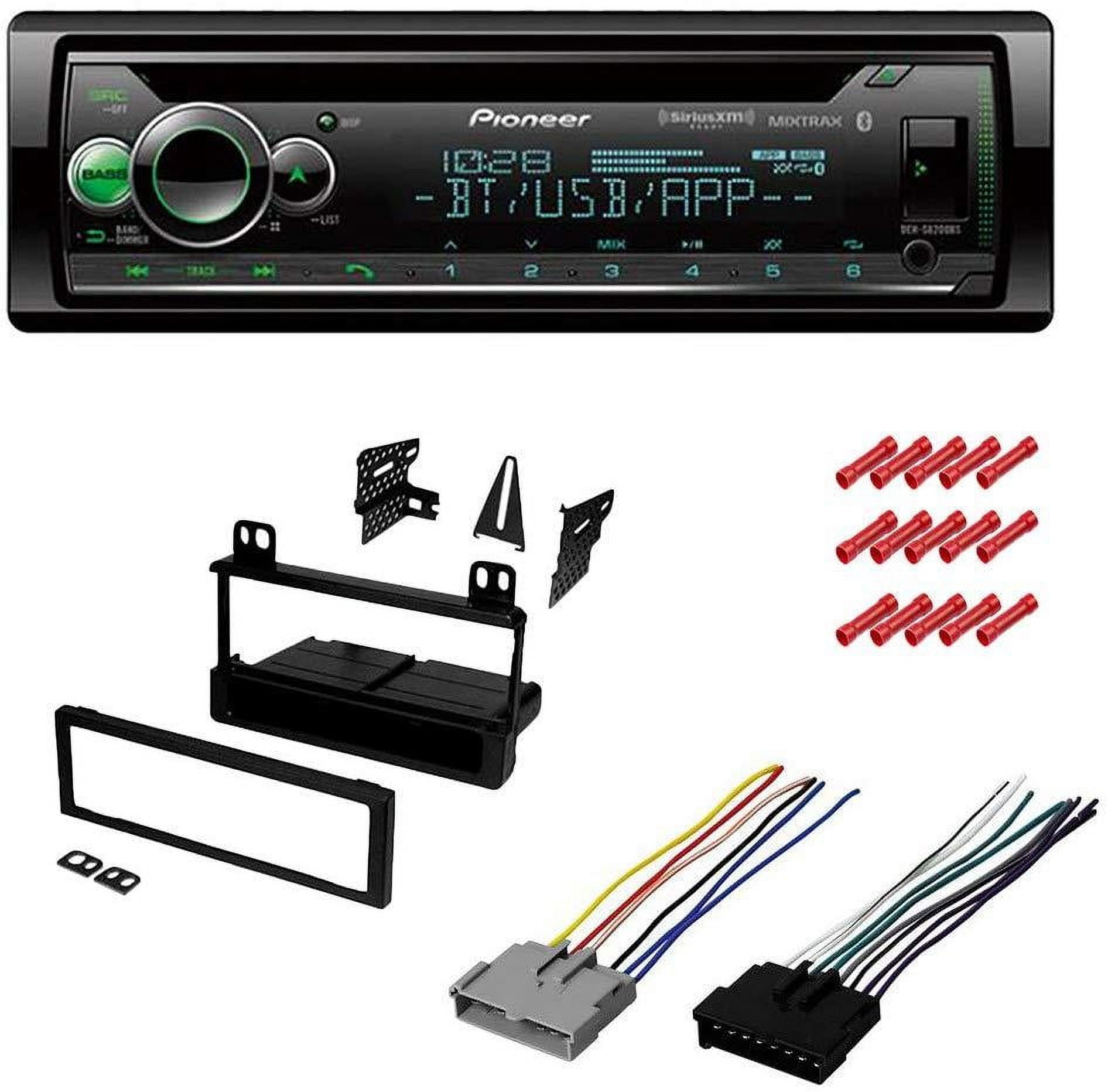 KIT5646 Pioneer Car Stereo with Bluetooth DEHS6200BS for 1997 Ford