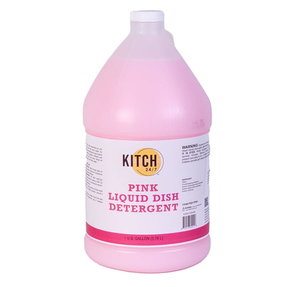 KITCH 24/7 Pink Liquid Dish Detergent, 1 Gallon -- 4 per case