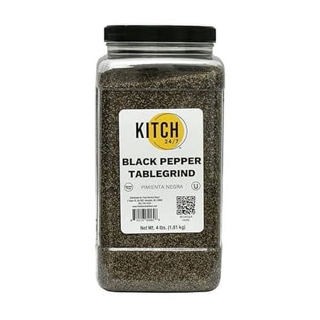 KITCH 24/7 Table Grind Ground Black Pepper, 4 Pound