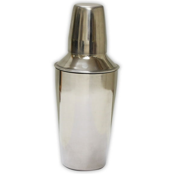 KITCHEN DIVA 3 Piece Stainless Steel Cocktail Shaker Set | Ideal for Martinis & Other Cocktails | Sleek Design, Strainer Lid | Perfect for Home, Bars, Restaurants | Chill Perfection