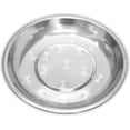 thumbnail image 1 of KITCHEN DIVA 8" Stainless Steel Plate with Holographic Etched Design | Versatile for Dining and Serving | Ideal for Formal to Casual Settings, 1 of 2