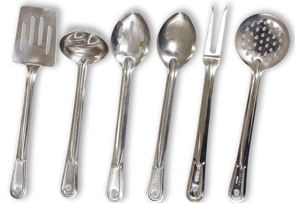 KITCHEN DIVA Extra Long Stainless Steel Cooking Serving Set in Bahrain at BHD 24 Rating 5