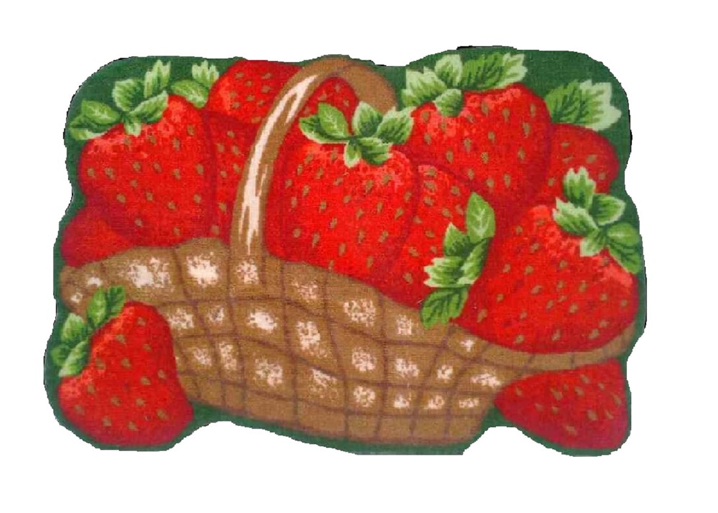 KITCHEN FRUIT RUG SWEET STRAWBERRIES