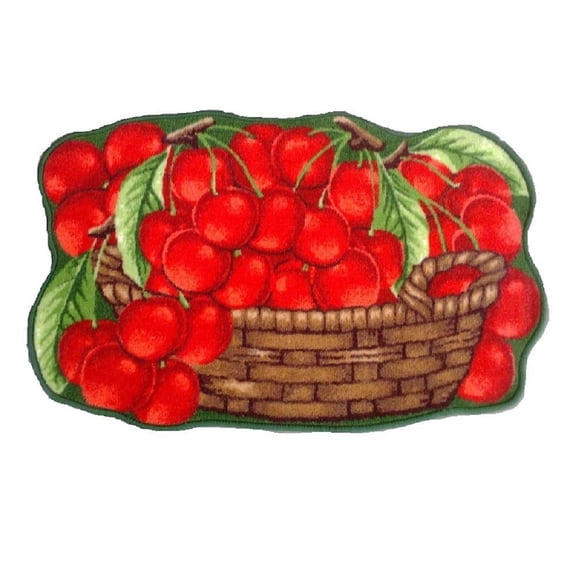 KITCHEN FRUIT RUG YUMMY CHERRIES