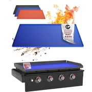 KITCHEN PERFECTION 28 Silicone Griddle Mat, 28 Inch Blackstone Griddle Cover   A Must Have Blackstone Griddle Accessories, Full Year Griddle Protection from Rust & Dirt - Heavy Duty & Food Grade