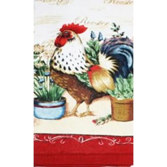 Kitchen Towel Jm Garden Roostr, PartNo 3628, by J&M Home Fashions Ll, Household