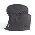 thumbnail image 1 of KITCHENAID Fitted Tilt-Head Solid Stand Mixer Cover with Storage Pocket, Quilted 100% Cotton, Charcoal Grey, 14.4"x18"x10", 1 of 10
