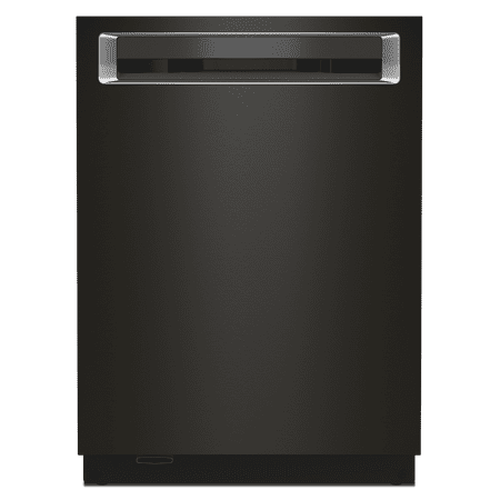 KitchenAid - Top Control Built-In Dishwasher with Stainless Steel Tub, FreeFlex 3rd Rack, 44dBA - Black Stainless Steel