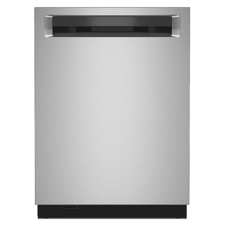 KitchenAid - Top Control Built-In Dishwasher with Stainless Steel Tub, FreeFlex Third Rack, 44dBA - Stainless Steel