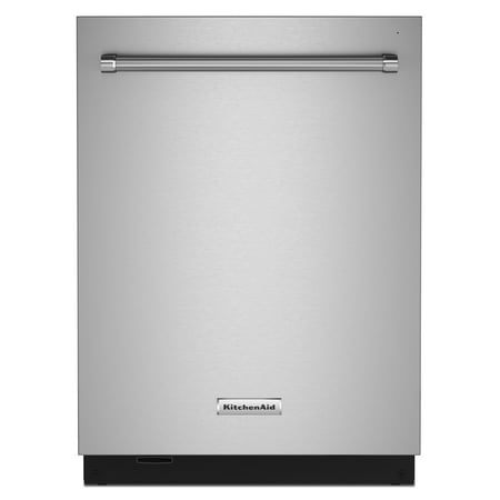 KitchenAid - 24 inch Top Control Built-In Stainless Steel Tub Dishwasher with 3rd Rack, Fan-Enabled ProDry, 44 dBA - Stainless Steel