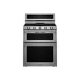 thumbnail image 1 of KitchenAid KFGD500ESS - Range (double oven) - freestanding - width: 29.9 in - depth: 28.5 in - height: 47.4 in - with self-cleaning - stainless steel, 1 of 4
