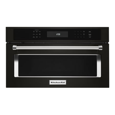 KitchenAid - 1.4 Cu. Ft. Built-In Microwave - Black stainless steel