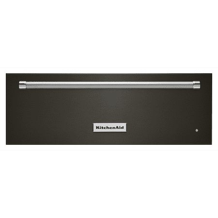 KitchenAid - 30" Warming Drawer with Slow Cook Warming and PrintShield Finish - Black Stainless Steel
