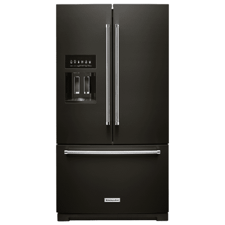 KitchenAid - 27 Cu. Ft. French Door Refrigerator with External Water and Ice Dispenser - Stainless Steel with PrintShield Finish