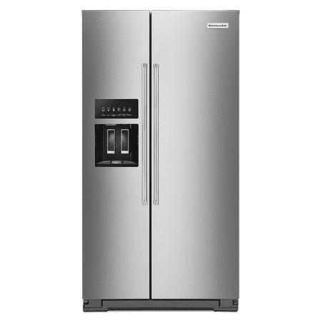KitchenAid - 24.8 Cu. Ft. Side-by-Side Refrigerator - Stainless steel