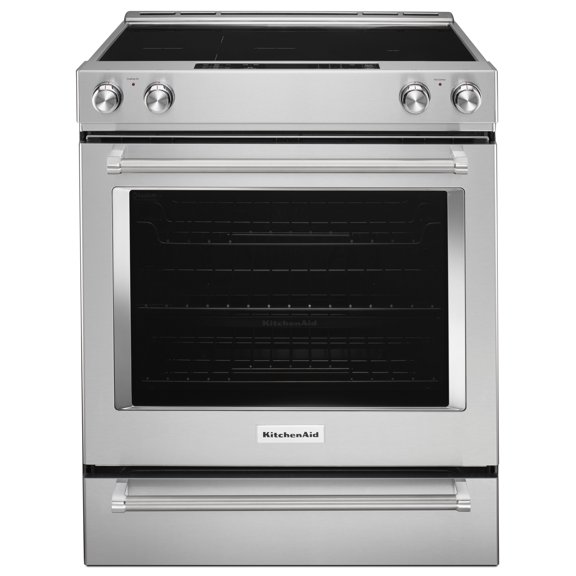 Kitchenaid KSEB900ESS 30-inch 5-element Electric Convection Slide-in Range With Baking Drawer
