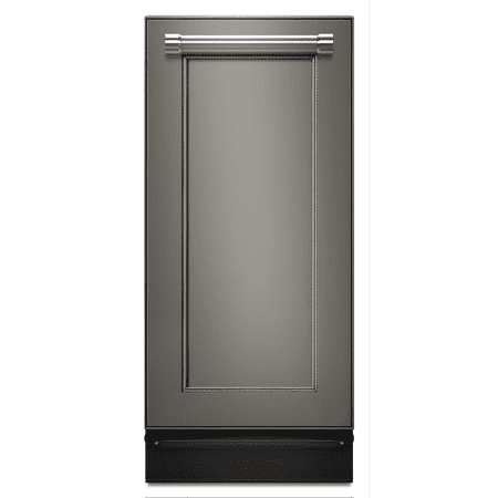 KitchenAid - 1.4 Cu. Ft. Built-In Trash Compactor - Custom Panel Ready