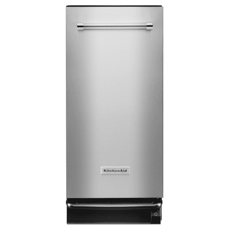 KitchenAid - 1.4 Cu. Ft. Built-In Trash Compactor - Stainless Steel