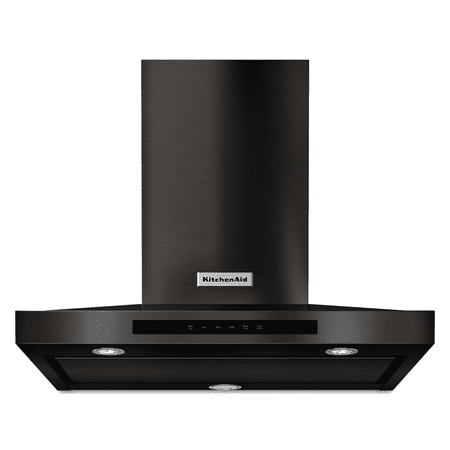 KitchenAid - 30" Externally Vented Range Hood - Black Stainless Steel