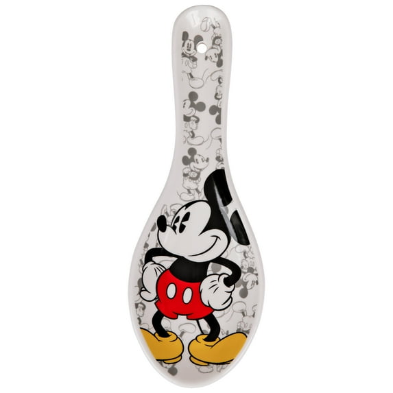 Disney Ceramic Mickey Mouse Flat White Spoon Rest