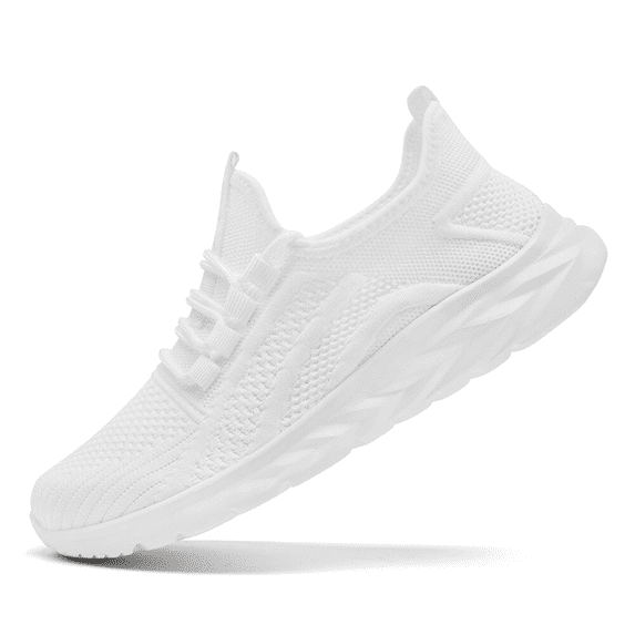 KITCHSTEP Unisex Lightweight Tennis Sneakers, Breathable Slip On Walking Shoes with EVA Outsole for Gym Casual
