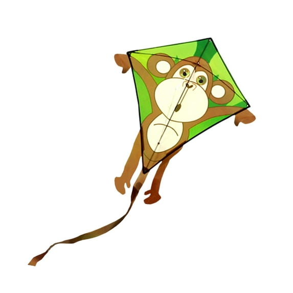 KITE for Kids and Adults Amazing Colorful Cartoon Monkey Bird for Outdoor Games and Activities Single Line Kite with Flying Tools