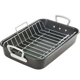 The pioneer woman timeless nonstick roaster with wire rack insert hotsell