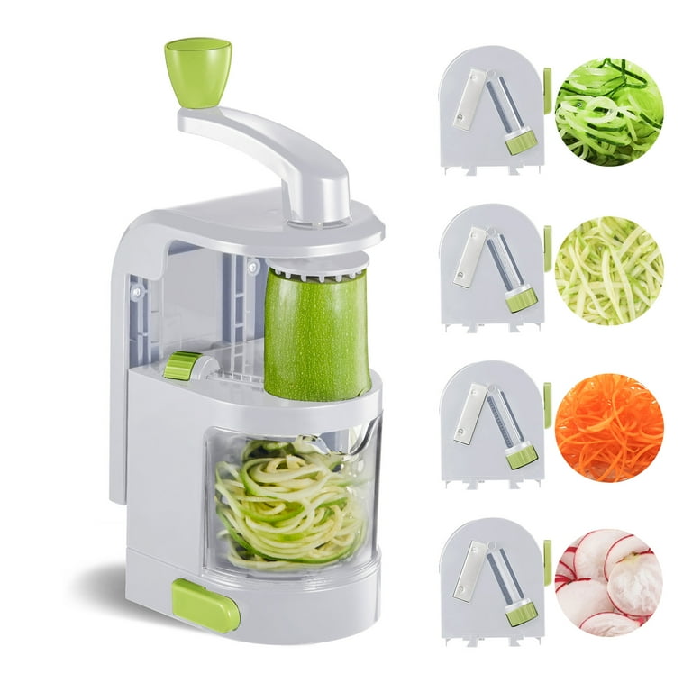Kitexpert Vegetable Spiralizer, 4-in-1 Blades, Zucchini Noodle